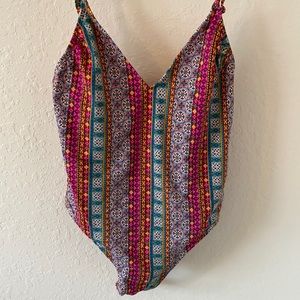 Xhilaration one piece w/adjustable straps.